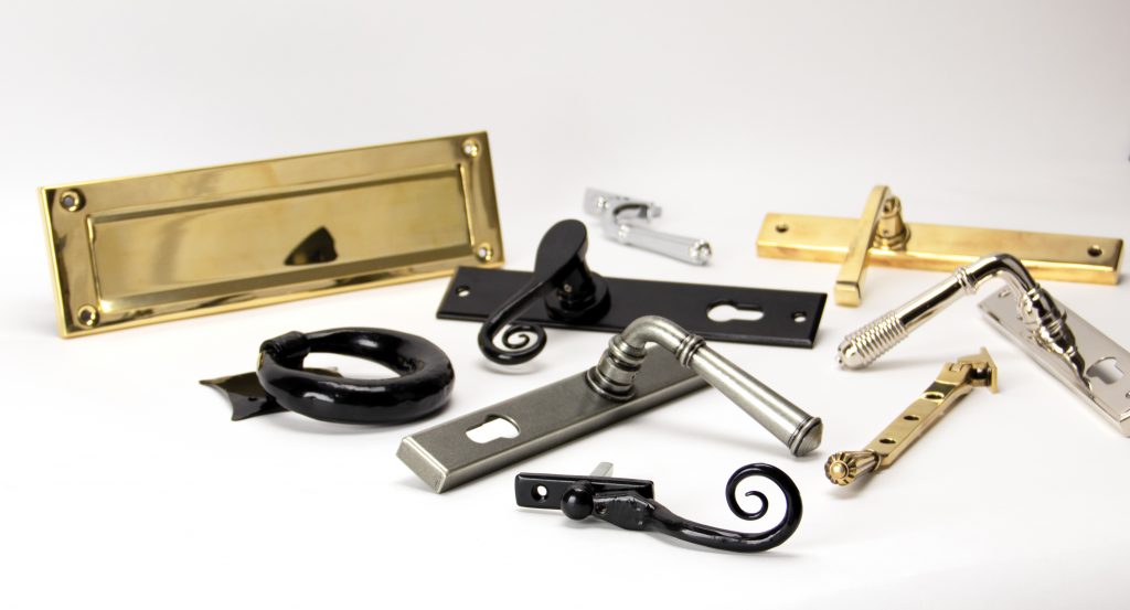 Regal hardware for windows and doors in different colours 
